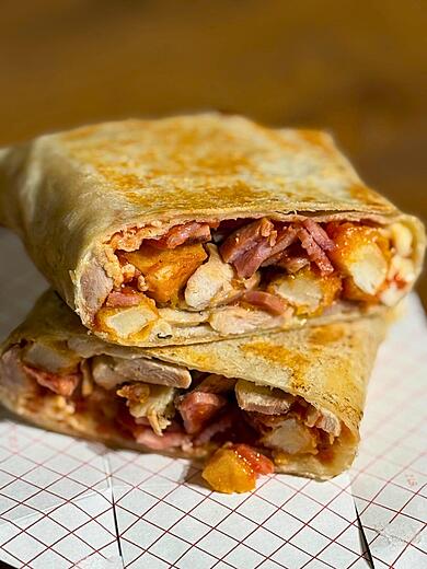Chicken Cordon Bleu French Tacos
